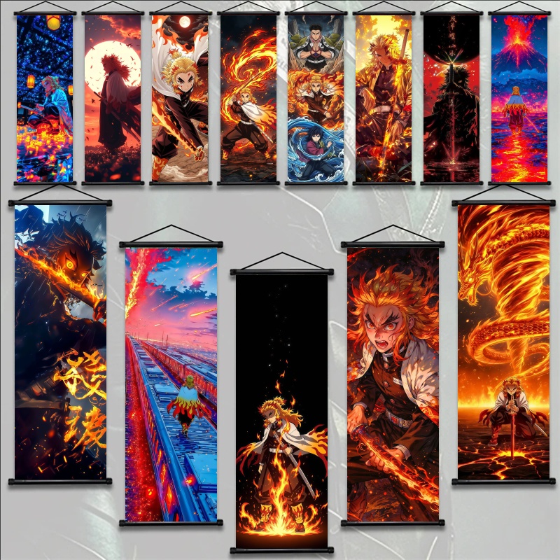 Home Textile - Demon Slayer Kyojuro Rengoku HD Baskılı